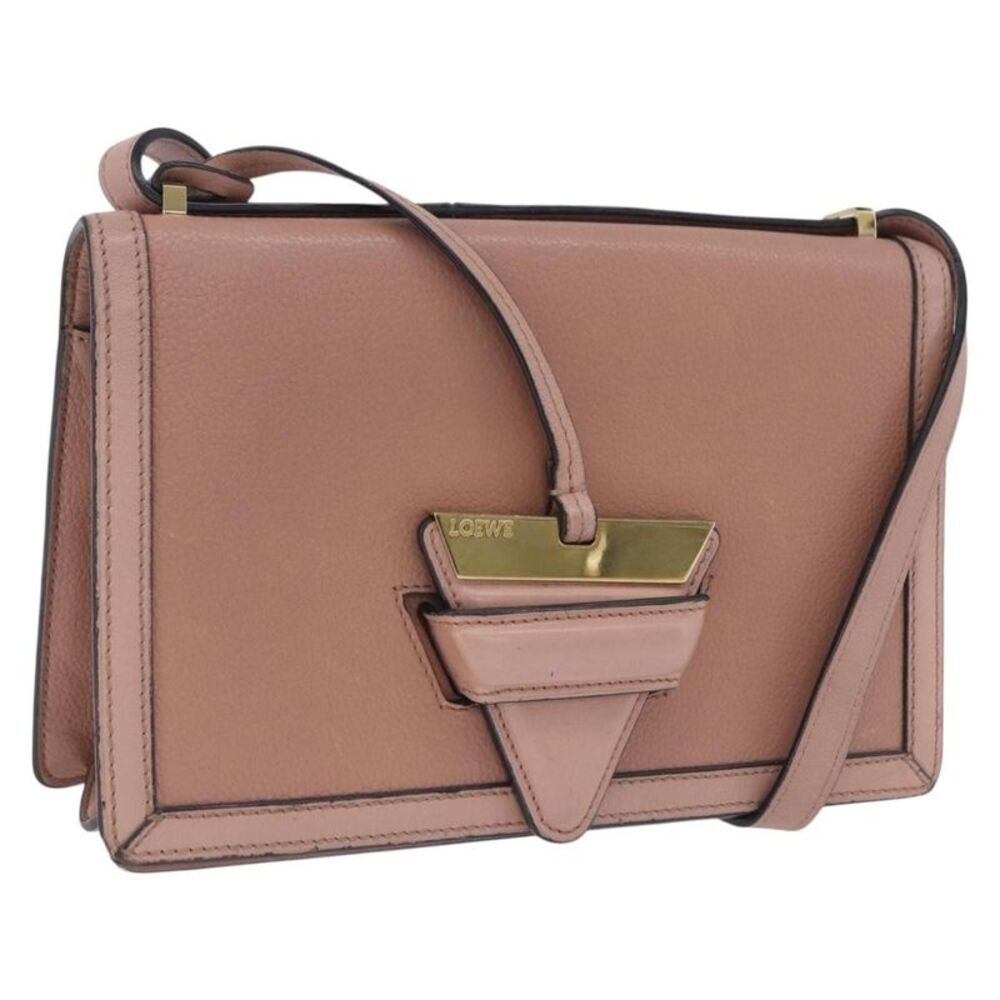 Loewe Barcelona Leather Pink Leather Shoulder Bag Bag